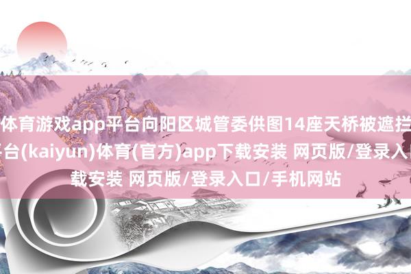 体育游戏app平台向阳区城管委供图14座天桥被遮拦一新-开云平台(kaiyun)体育(官方)app下载安装 网页版/登录入口/手机网站