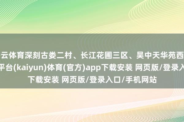 开云体育深刻古娄二村、长江花圃三区、吴中天华苑西区等小区-开云平台(kaiyun)体育(官方)app下载安装 网页版/登录入口/手机网站